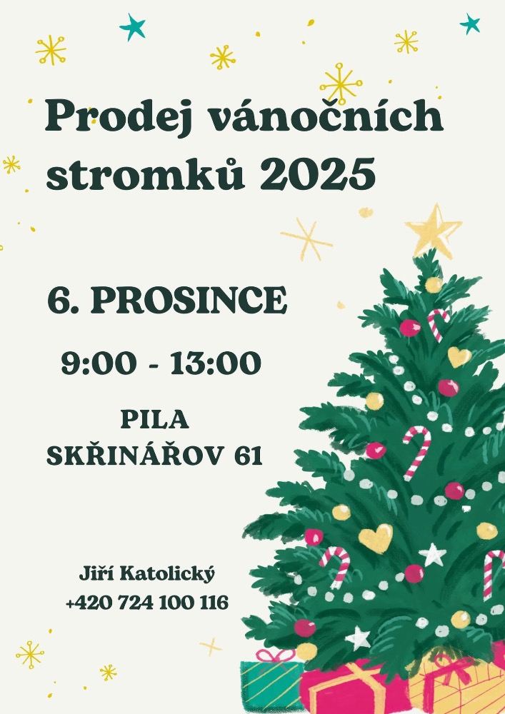 Prodej Vánočních stromků 2025