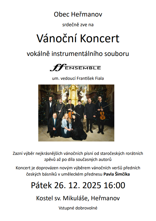 Vánoční koncert 2025